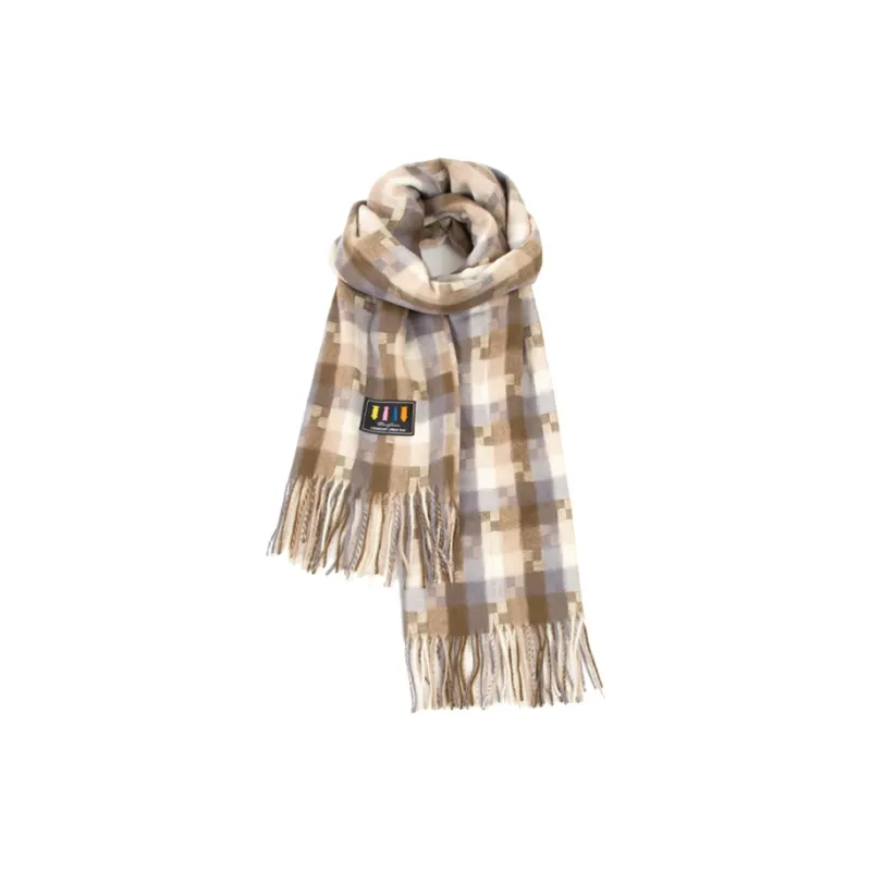 BAIJUAN Knit Scarves Unisex-4
