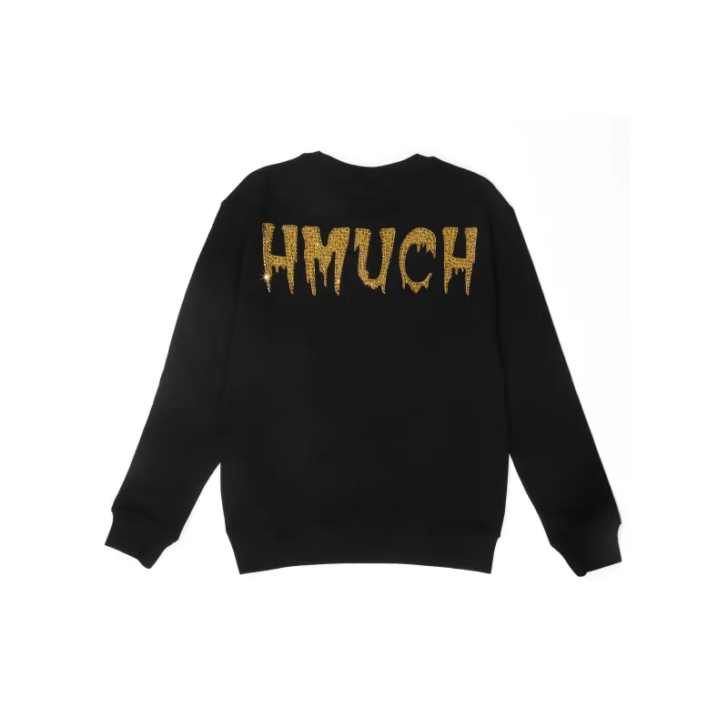 TCH Sweatshirt Unisex Black Base Gold Logo-1
