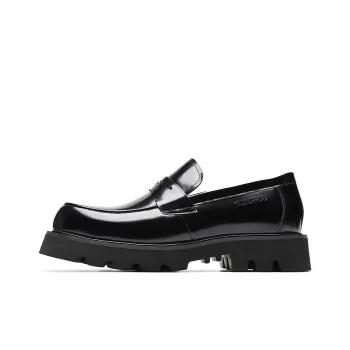 TRUMPPIPE Loafers Men Low Top Black