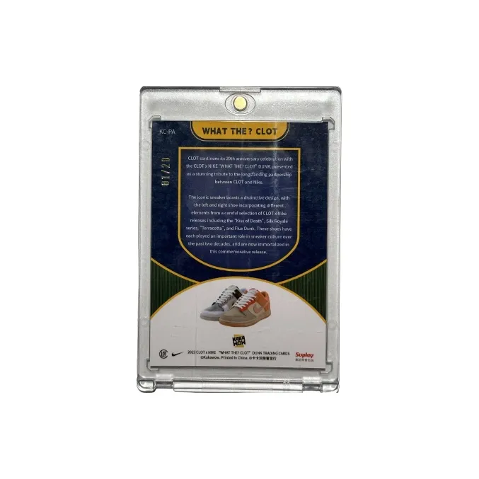 CLOT x Nike Card Dunk Low What The CLOT Shoe Card Chen Guanxi Sports Cards Single Card-25