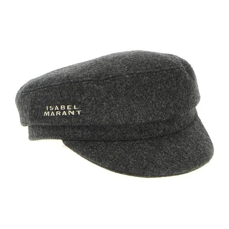 ISABEL MARANT Evie Logo Embroidered Hat-1
