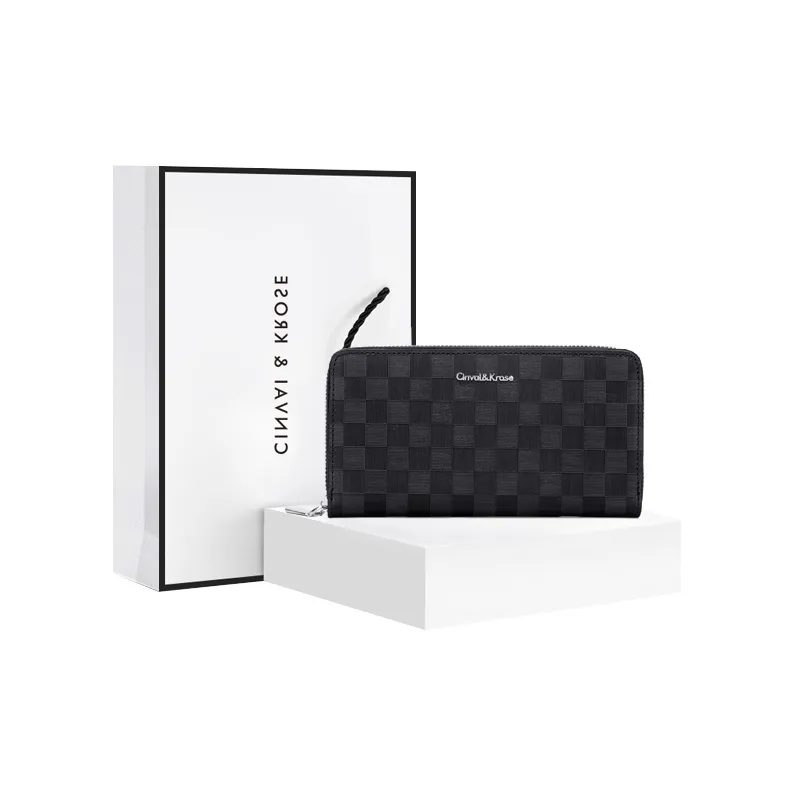 Simvay Clos Cow Leather With Synthetic Leather Coin Purse, Wallet, Document Bag, Card Holder Regular Men's Black-0