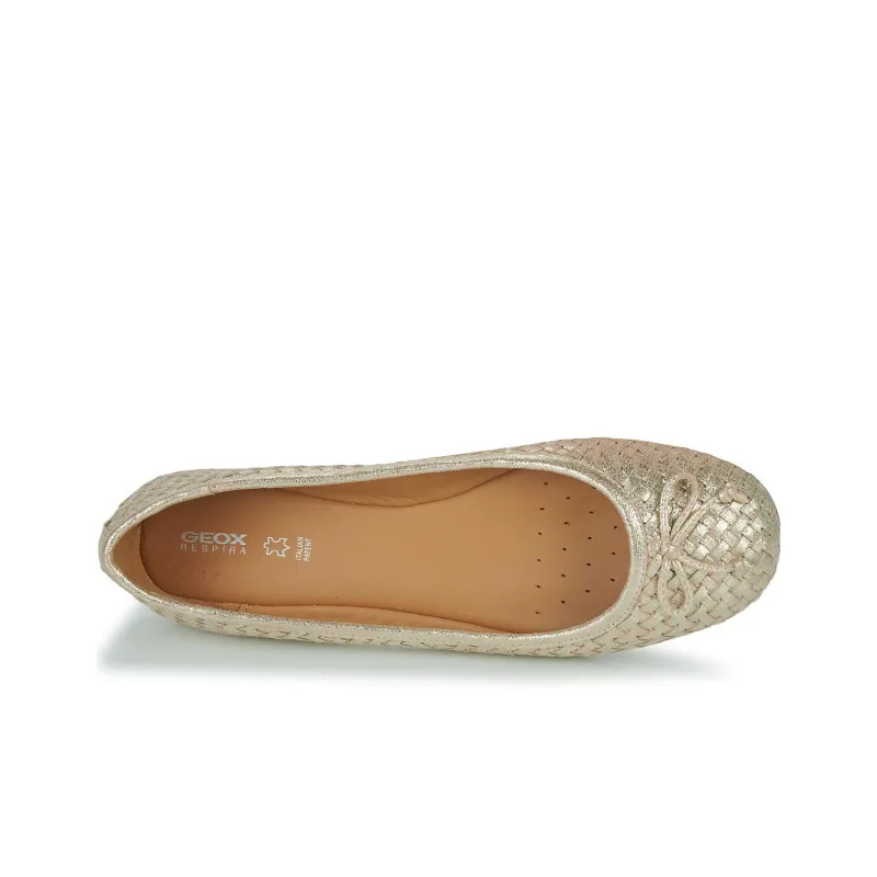 GEOX Casual Single Shoes Women's Gold-3