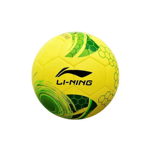 LiNing LFQK579 2 Soccer PU Seamless Thermal bonding Unisex Neon Yellow Green