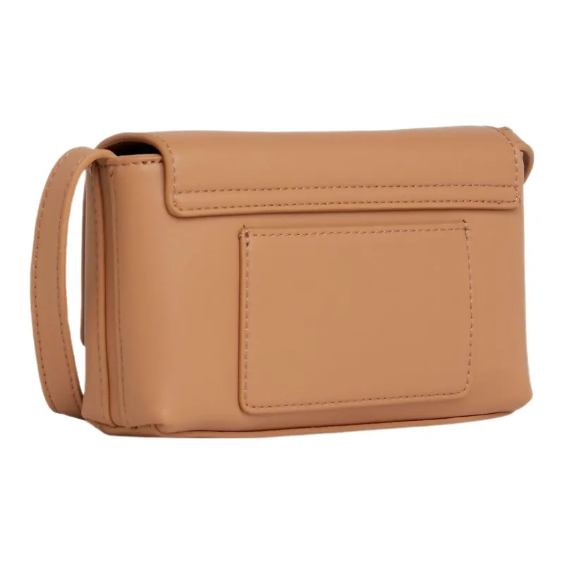 CK/Calvin Klein Recycled Polyester With Hydrophilic Polyurethane Shoulder Bag Crossbody Bag Small Size Women's Brown-1
