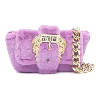 VERSACE JEANS COUTURE Polyester Handbag, Shoulder Bag Women's Light Purple
