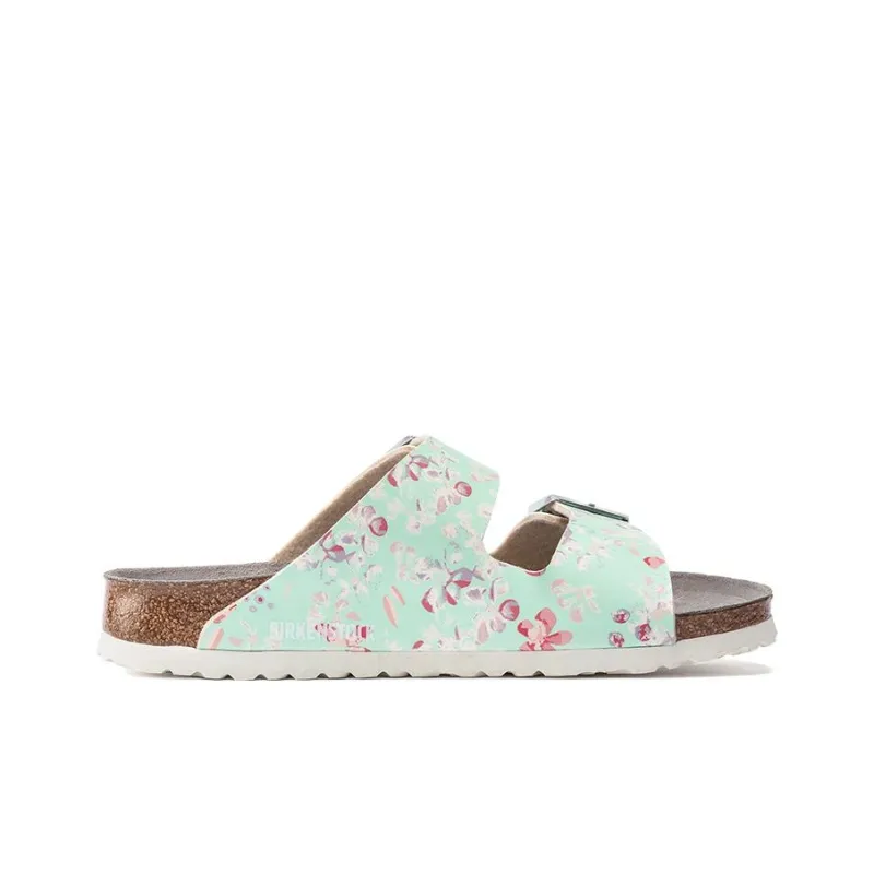 Birkenstock Arizona Esd Birko Flor Narrow Fit 'Flower Field Mint' Women's-1