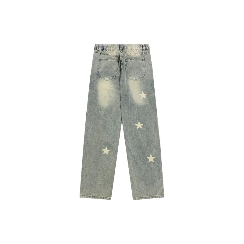 NOWSTIME Jeans Unisex Light Blue-1