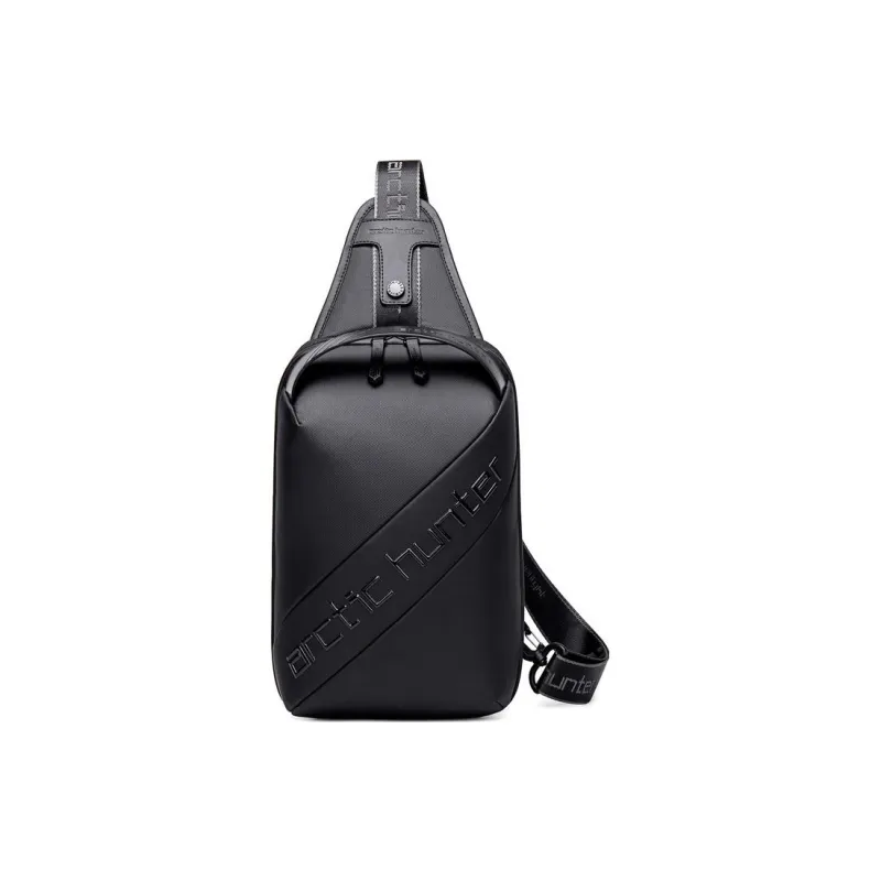 ARCTIC HUNTER Oxford Sling Bag Regular Men's Black-0