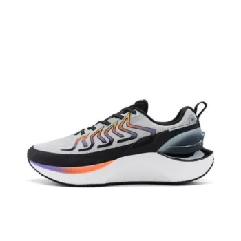 XTEP Wind And Fire 27 Generations Slip Resistant Low Top Running Shoes Men's Gray Black