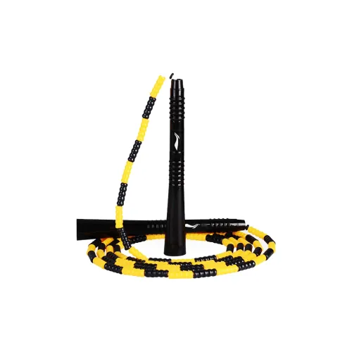 LiNing Casual Entertainment Non Countable Jump Ropes Kids PVC Rope ABS Controller 2.6m Yellow Black