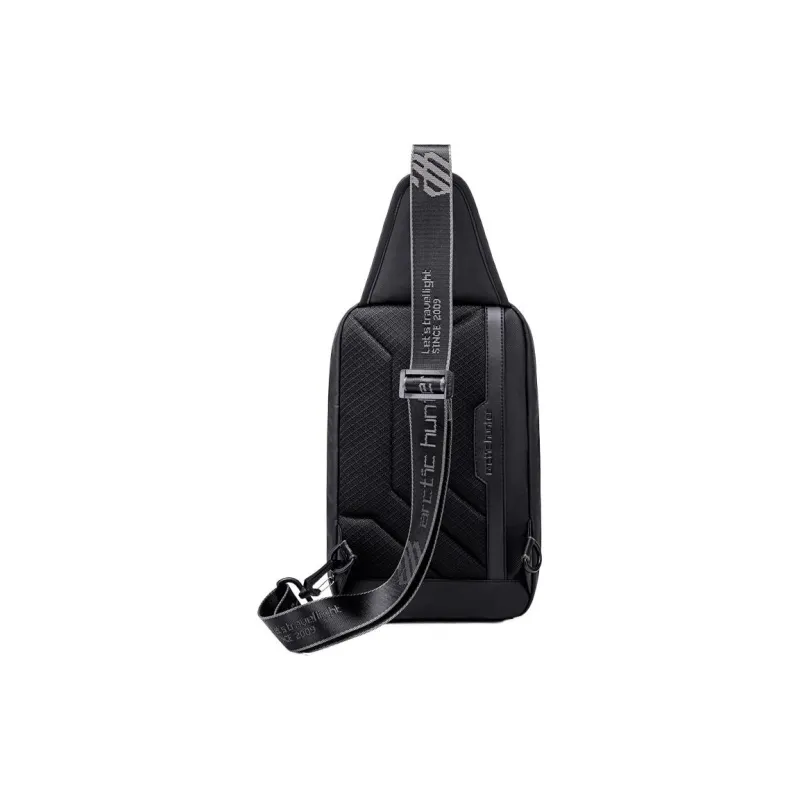 ARCTIC HUNTER Oxford Sling Bag Regular Men's Black-3