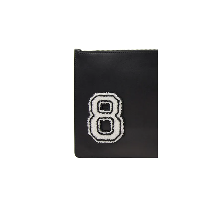 Valentino Leather Wallets Clutches Regular Unisex Black-5