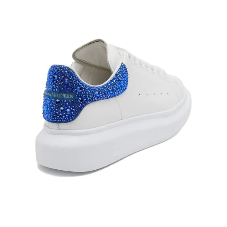 Alexander McQueen Oversized White Ultramarine Crystal Women's-3