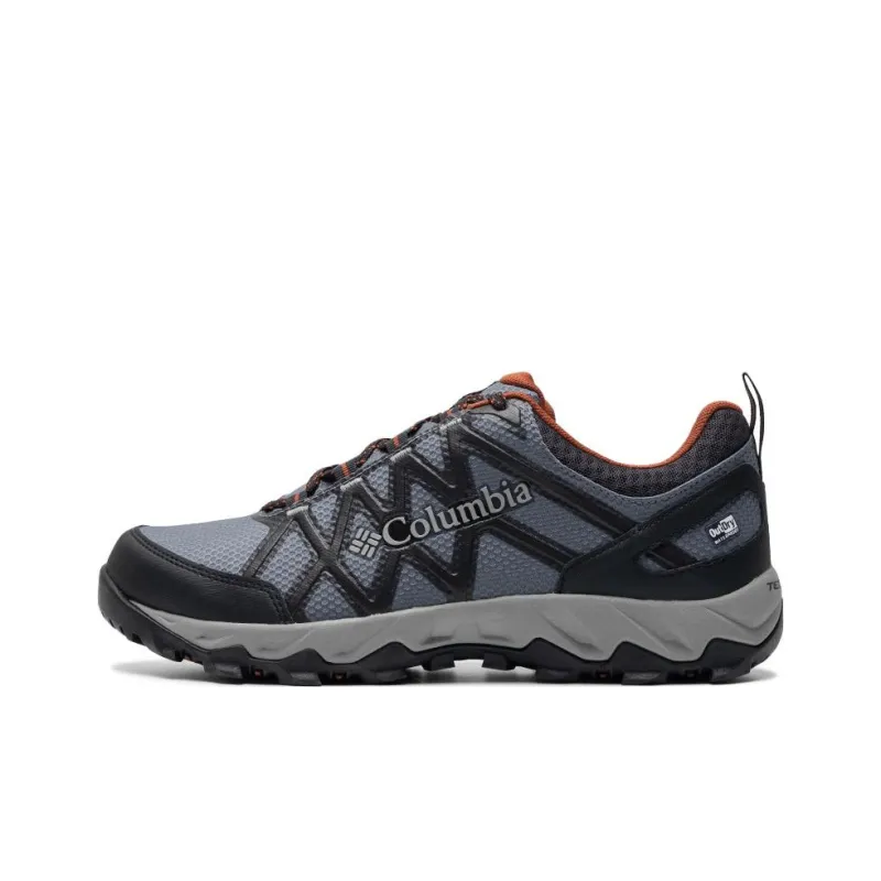 Columbia Wear resistant And Waterproof Low Top Outdoor Shoes Men's Gray Black-0
