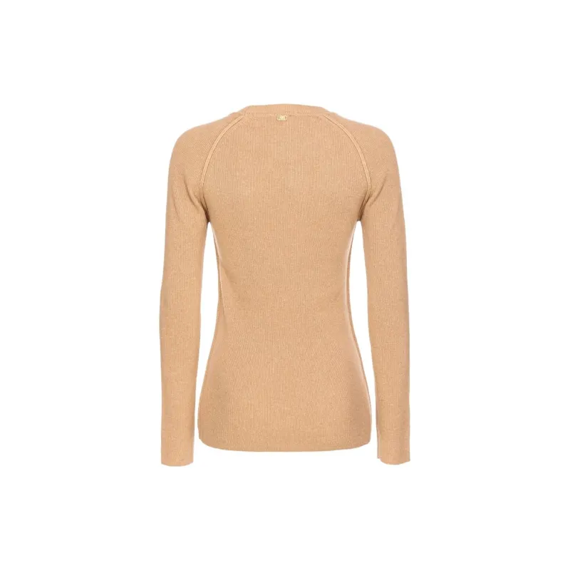 PINKO Logo plaque Ribbed knit Jumper-1
