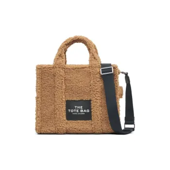 MARC JACOBS Polyester Tote Bag Shopping Bag Handbag Medium Size Women's Camel Brown