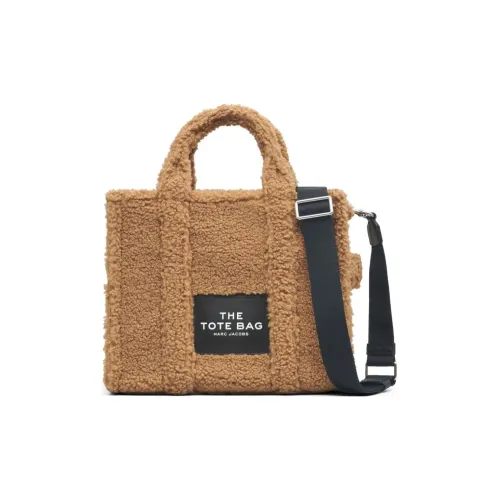 MARC JACOBS Polyester Tote Bag Shopping Bag Handbag Medium Size Women's Camel Brown