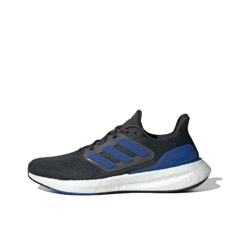 Adidas Pureboost 23 Running Shoes Men Low-Top Black/Blue