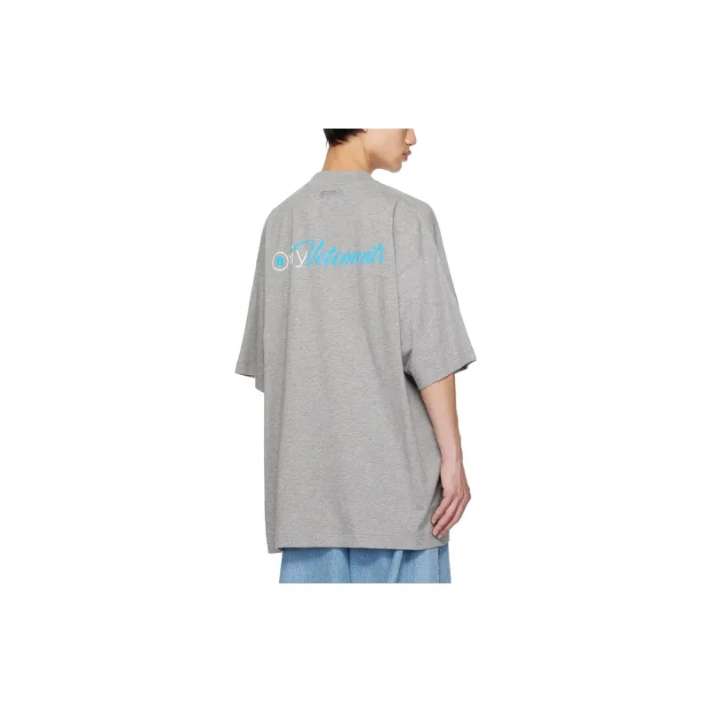 Vetements T-Shirts Men Gray-1