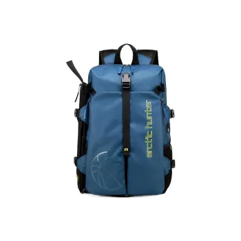 ARCTIC HUNTER Polyamide Basketball Bag Soccer Gym Bag Training Bag Backpack Large Size Men's Black/Gray/Blue