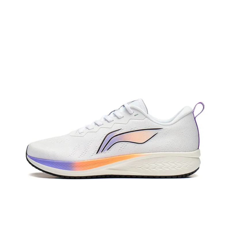 LiNing Red Hare 6 Anti Slip Wear Resistant Low Top Running Shoes Men's White-0
