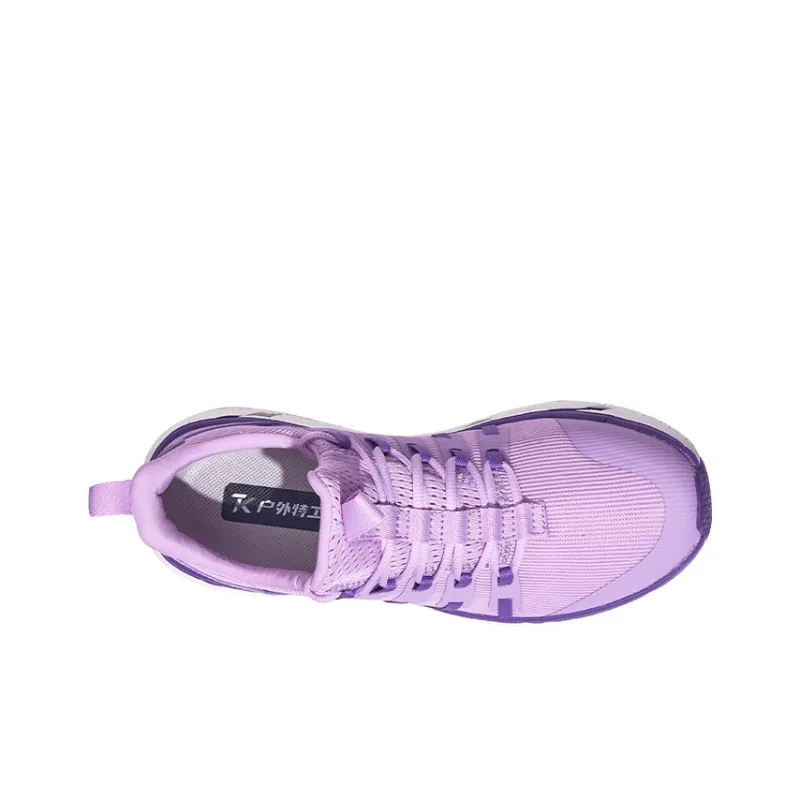 HOT POTATO Cushioned Wear-Resistant Lightweight Breathable Low-Top PO-EVA Casual Running Shoes Women's Purple-3