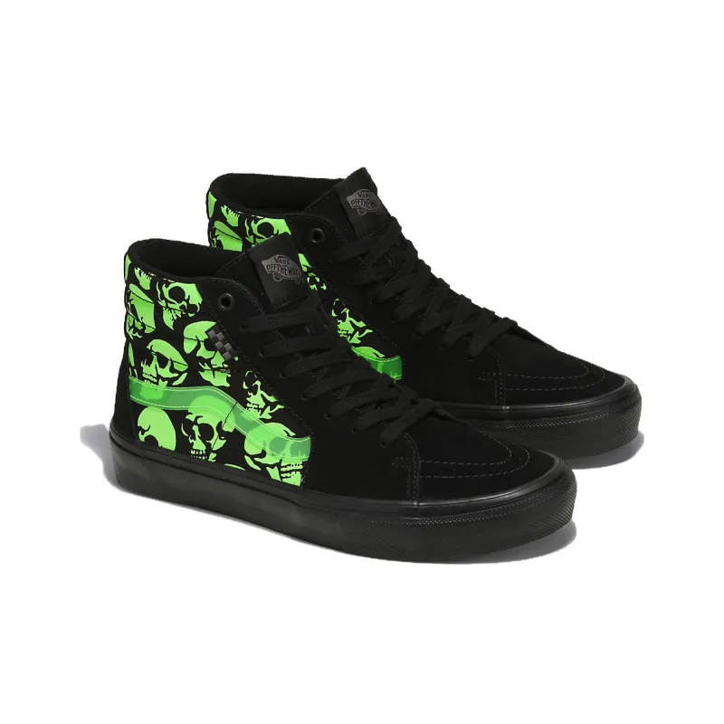 Vans Sk8 Hi 'Glow Skulls'-2
