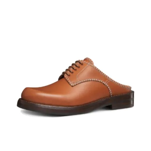 DIOR Carlo Composite Sole With Rubber Sole Wrap toe Slippers Men's Brown