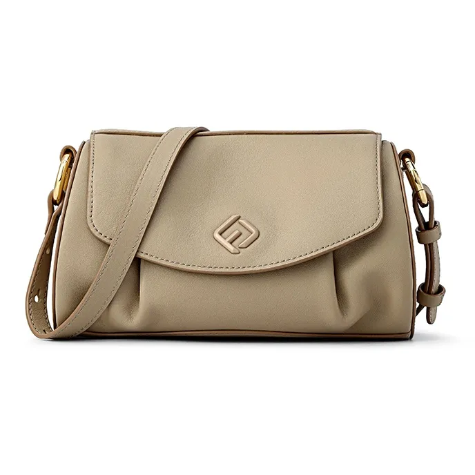 FION Cow Leather Pillow Bag Shoulder Bag Crossbody Bag Women's Multicolor-7