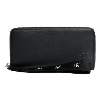 CK/Calvin Klein Recycled Polyester Wallet Women's Black