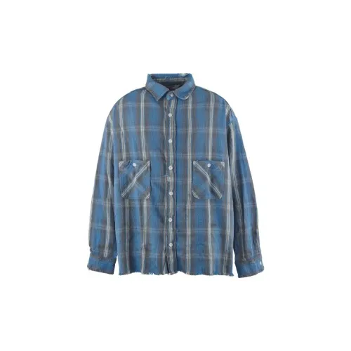 SAINT Mxxxxxx Shirts Men Blue