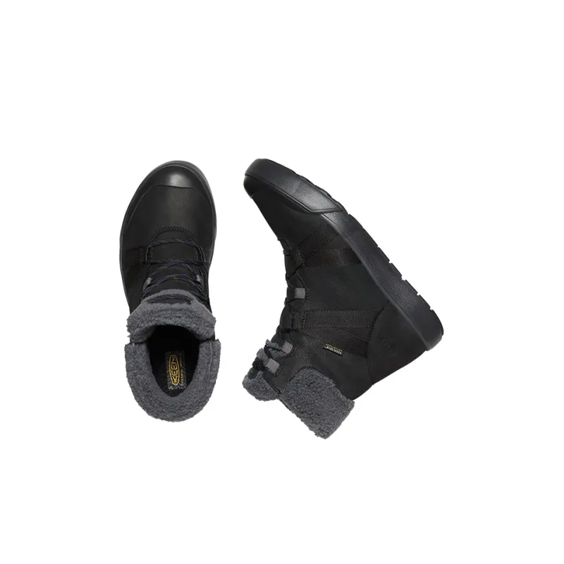 KEEN ELLE WINTER BOOT WP Anti-Slip Wear-Resistant Waterproof And Breathable High-Top Outdoor Shoes Women's Black-3