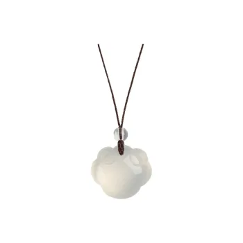 Carp Crystals Chalcedony Jade Necklaces Unisex Chalcedony