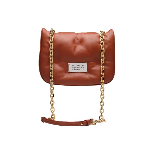 Maison Margiela Glam Slam Leather Pillow Bag Crossbody Bag Shoulder Bag Women's Sand Tea Brown