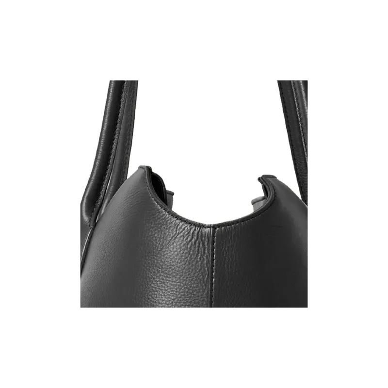 THE ROW Terrasse Leather Tote Bag, Shopping Bag, Shoulder Bag Women's Black-4