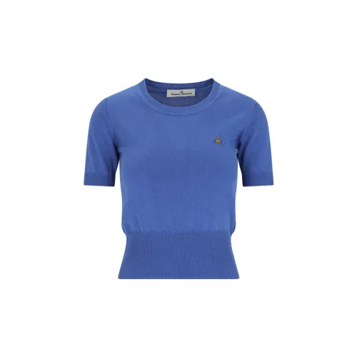 Vivienne Westwood Bea Orb Embroidered Knitted Top