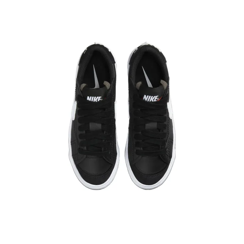 Nike Blazer Low 77 Jumbo Black White Women's-3