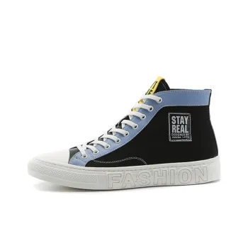 YEDANI High-Top Canvas Shoes Men's Black