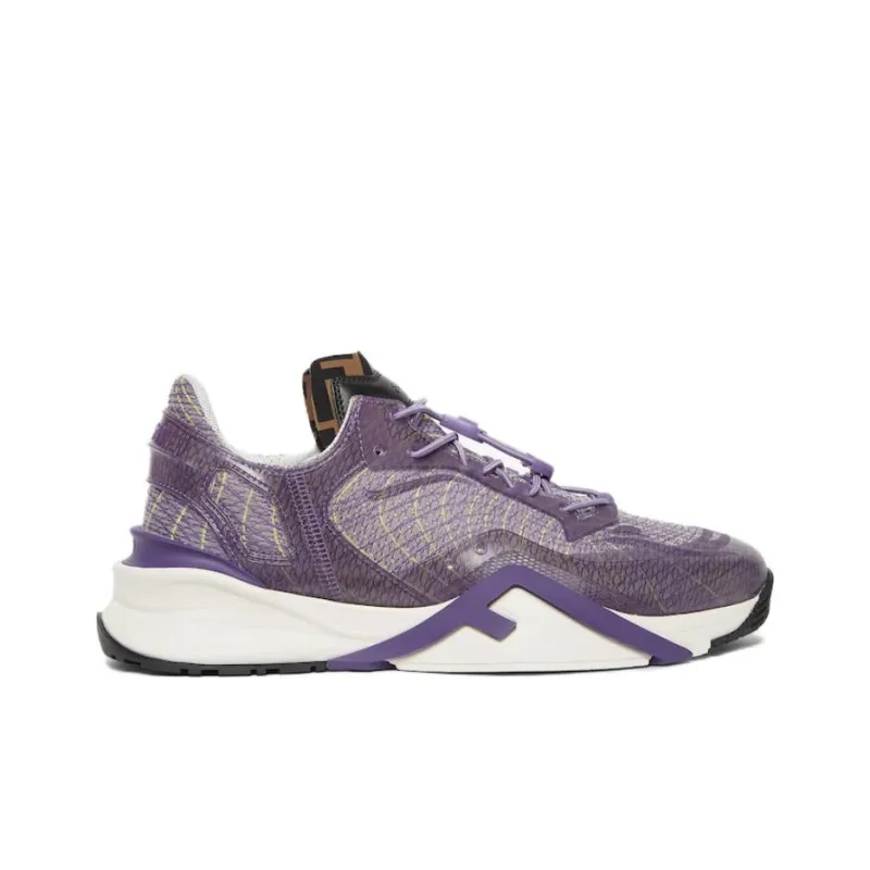 FENDI Flow Low Top Casual Shoes Men's Purple-1