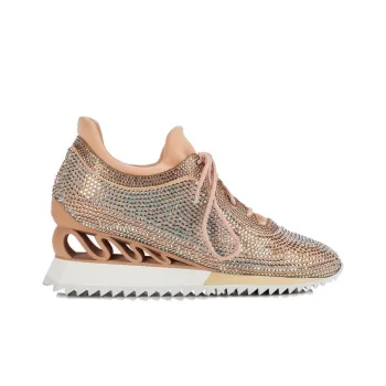 Le Silla Reiko Wave Crystal embellished Sneakers Women's