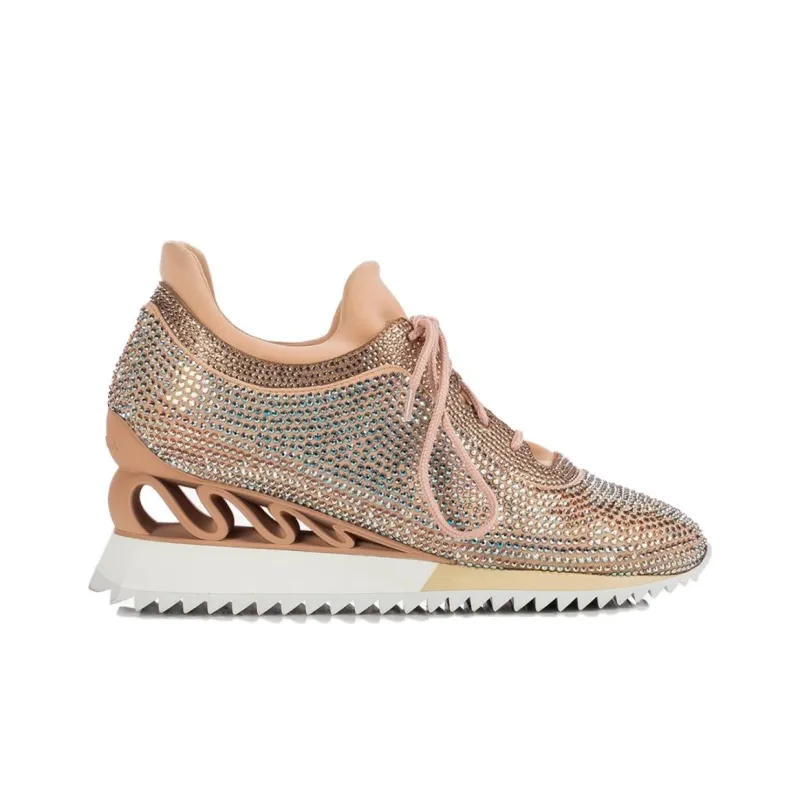 Le Silla Reiko Wave Crystal embellished Sneakers Women's-0