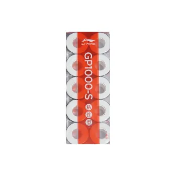 LiNing Badminton Grip Tape White Polyurethane Indoor Outdoor Universal Thin
