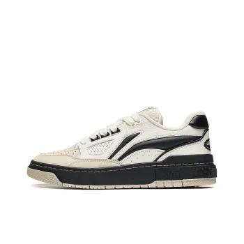 LiNing Rookie 2 Cushioned Slip Resistant Low Top Basketball Shoes Men's Black White Khaki