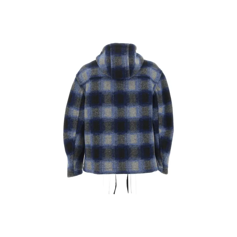 ISABEL MARANT Checked Zipped Jacket-1