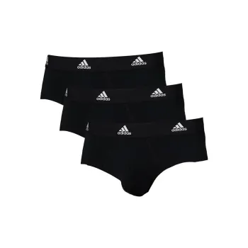 Adidas Skin Friendly Breathable Quick Dry Anti Friction Men's 3 Pack Black