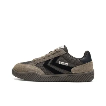 Feiyue German Army Trainers Abrasion Resistant Low Top Skateboard Shoes Unisex Brown Black