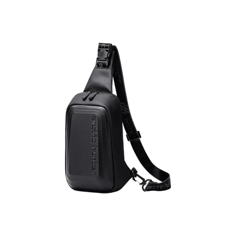 ARCTIC HUNTER EVA Backpack Shoulder Bag Crossbody Bag Sling Bag Medium Size Men's Black-1