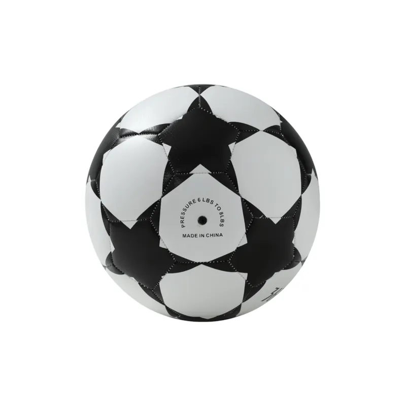 361° Size 5 Ball Soccer TPU Machine Stitched Soccer Ball Unisex Black White-4