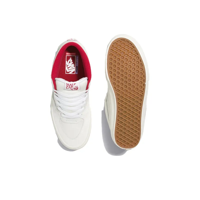 Vans Skate Half Cab Shoes 'White Red'-3